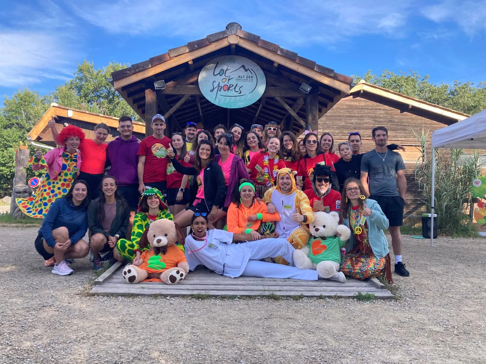 Départ de la course Lot Express